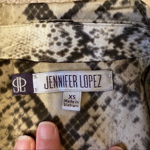 Jennifer Lopez Python Print Jacket - Picture 5 of 8